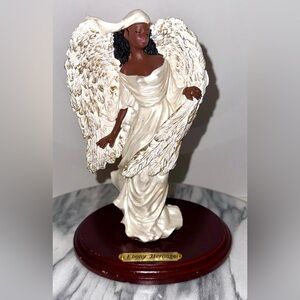 "Everlasting Comfort" African American angel figurine By Ebony Heritage